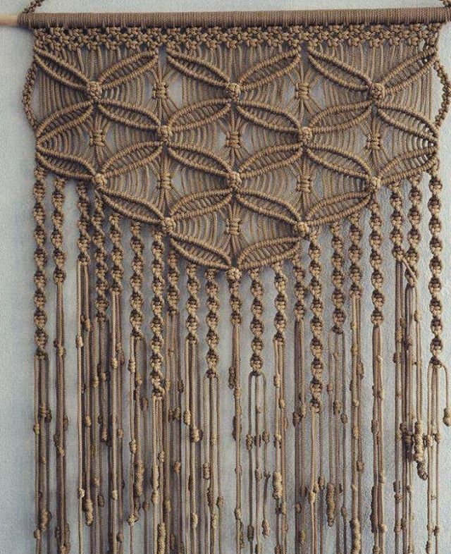 Macrame wall art. Hand done by our artisan partners