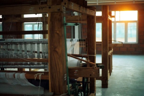 handloom denim unisex tote