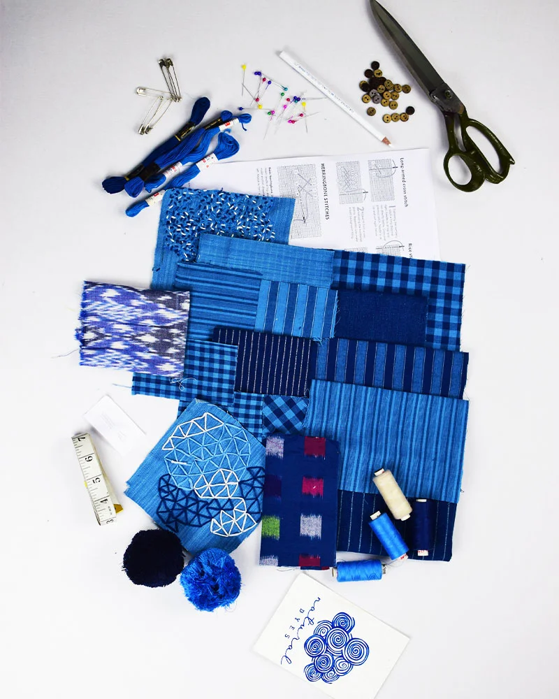 Indigo Mending Kit