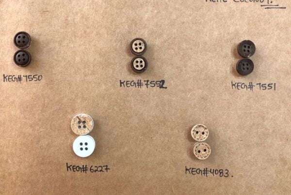 Eco-friendly buttons