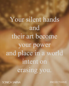 Women hands